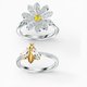 Swarovski Eternal flower bicolor gyűrű 