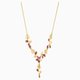 Swarovski Tropical flower nyaklánc rózsaszín kristályokkal 5541061