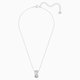 Swarovski Twist rows nyaklánc fehér kristályokkal 5563906