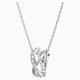 Swarovski Twist ékszer szett fehér kristályokkal 5579790