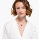 Swarovski T bar arany színű nyaklánc szürke kristállyal 5558340