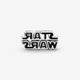 Pandora ékszer Star Wars logó ezüst charm 799246C01