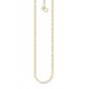 Thomas Sabo Aranyozott ezüst hosszú szemű charm nyaklánc X0254-413-39-L45