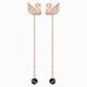 Swarovski Ikonikus hattyú rozé fülbevaló 5373164