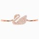 Swarovski Ikonikus hattyú rozé karperec 5142752