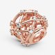 Pandora ékszer Áttört csillagképek rozé charm 789240C01