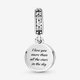 Pandora ékszer Kék égbolt félhold és csillagok függő charm 799216C01