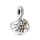 Pandora ékszer Kéttónusú családfa szív függő charm 799161C00