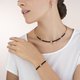 Coeur de Lion Ónix rozé golyós karkötő kristályokkal 5030/30-1300