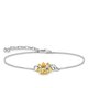 Thomas Sabo Aranyozott koronás ezüst karkötő A1982-849-14-L19v