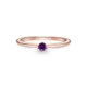 Pandora ékszer Lila solitaire rozé gyűrű 