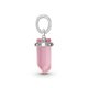 Pandora ékszer Rózsaszín kristály amulett 399185C02