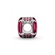 Pandora ékszer  Fukszia ovális cabochon ezüst charm 799309C01