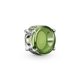 Pandora ékszer Zöld ovális cabochon ezüst charm 799309C02
