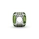 Pandora ékszer Zöld ovális cabochon ezüst charm 799309C02