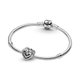 Pandora ékszer Csillogó összefonódó szívek ezüst charm 799270C01