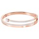 Swarovski Fresh rozé színű karperec kristályokkal 
