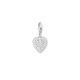 Thomas Sabo Ezüst szív charm pávé cirkónia kövekkel 1864-051-14