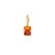 Thomas Sabo  Aranyozott charm narancssárga kővel 1868-472-4