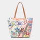 Desigual Pink boho norwich mintás táska 21SAXPBN