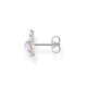 Thomas Sabo Fél pár vintage bedugós fülbevaló fehér és rózsaszín kövekkel H2181-166-7