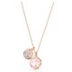 Swarovski Thalia rozé színű nyaklánc dupla medállal 5564908