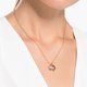 Swarovski Thalia rozé színű nyaklánc dupla medállal 5564908