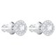 Swarovski Angelic fülbevaló fehér kristályokkal 5368146