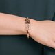 Swarovski Rozé hattyús karperec fekete és fehér kristályokkal 5289535