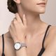 Coeur de Lion Szürke bőr szíjas női óra swarovski kristályokkal 7610/71-2414