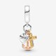 Pandora ékszer Kereszt szív horog tricolor charm 799354C01