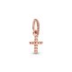 Pandora ékszer Bogyós rozé kereszt függő charm 789332C00