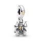 Pandora ékszer Kastély kéttónusú függő charm 799337C00