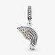 Pandora ékszer Színes szivárvány függő ezüst charm 799351C01