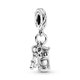 Pandora ékszer Disney Alíz csodaországban kulcs és ajtógomb ezüst charm 799344C00