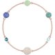 Swarovski Remix rozé karkötő zöld árnyalatú gömb swarovski kristályokkal 5479019