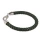 Tommy Hilfiger Kék zöld vastag fonott bőr karkötő 2790045