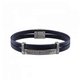 Tommy Hilfiger Kék dupla szíjas bőr karkötő 2790077