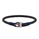 Tommy Hilfiger Fekete fonott logós kapcsos karkötő 2790205S