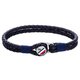 Tommy Hilfiger Kék dupla fonott logós kapcsos karkötő 2790221S