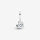 Pandora ékszer Szív ezüst charm kék pávé cirkóniával 799404C01