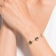 Swarovski Thalia arany színű színes köves karkötő 5565550