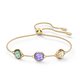 Swarovski Thalia arany színű színes köves karkötő 5565550