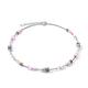 Coeur de Lion Gyöngy és kocka ezüst színű napkő rózsakvarc howlit swarovski kristály nyaklánc 5044/10-1900