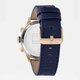 Tommy Hilfiger Trent sötétkék bőrszíjas férfi óra rozé színű tokkal 1791808