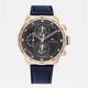 Tommy Hilfiger Trent sötétkék bőrszíjas férfi óra rozé színű tokkal 1791808