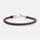 Tommy Hilfiger Barna színű fonott bőr karkötő 2790232s