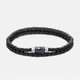 Tommy Hilfiger Duplasoros fonott férfi bőr karkötő 2790303