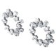 Swarovski Millenia ezüst színű fülbevaló kristályokkal 5601509