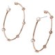 Swarovski Constella rozé karika fülbevaló kristályokkal 5609706